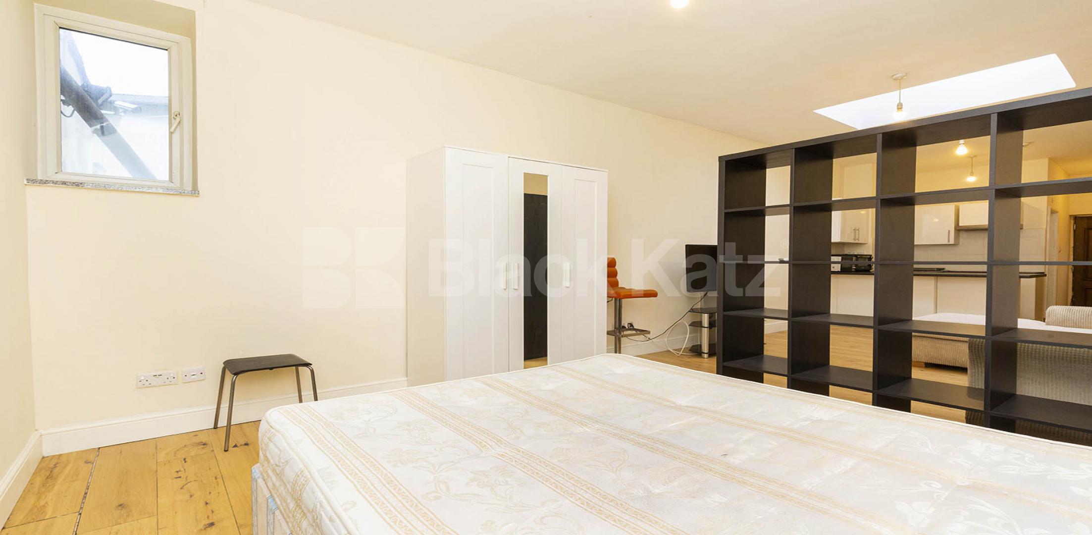 Large studio flat located within a gated development High Street , Hornsey 